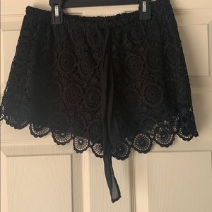 Black dress shorts